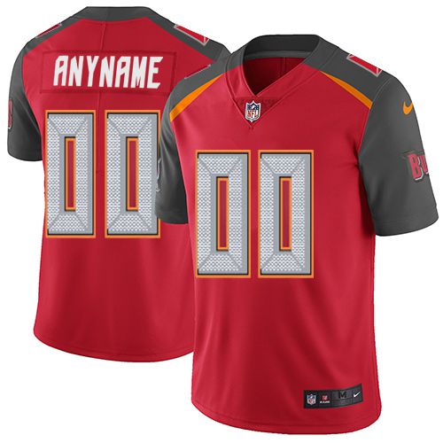 2019 NFL Youth Nike Tampa Bay Buccaneers Home Red Customized Vapor jersey->customized nfl jersey->Custom Jersey